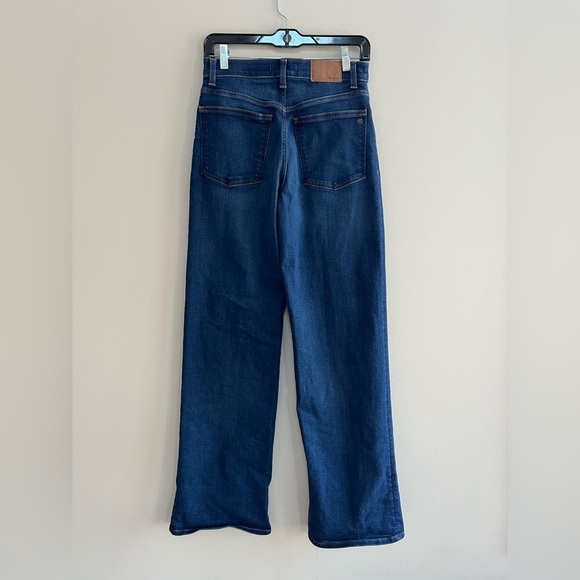 Madewell The Perfect Vintage Wide-Leg Jean, Pipestone Med Dark Blue Wash, 26 - Picture 3 of 13